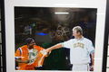 "Retirement NIght" Signed Picture Larry Bird & Magic Johnson